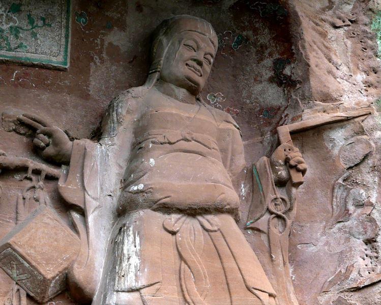 石篆山内两尊奇特造像| 中国文化研究院- 灿烂的中国文明