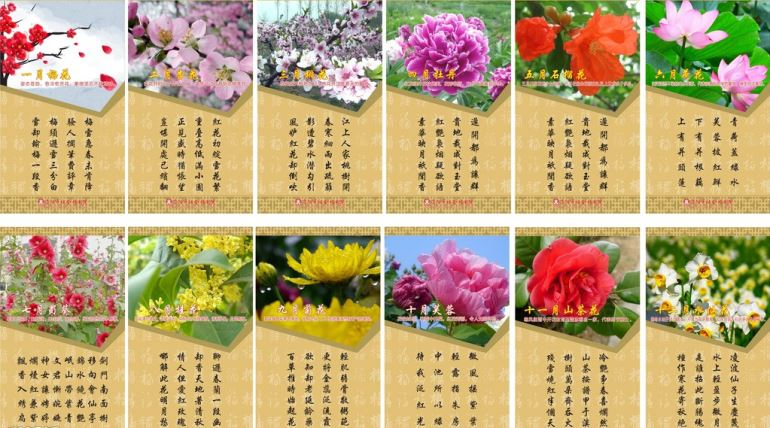 甚麼是花曆和花月令 中國文化研究院 燦爛的中國文明