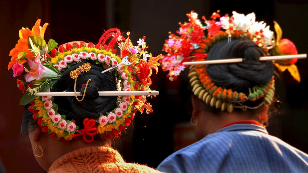 簪花是古時身份的象徵 中國文化研究院 燦爛的中國文明