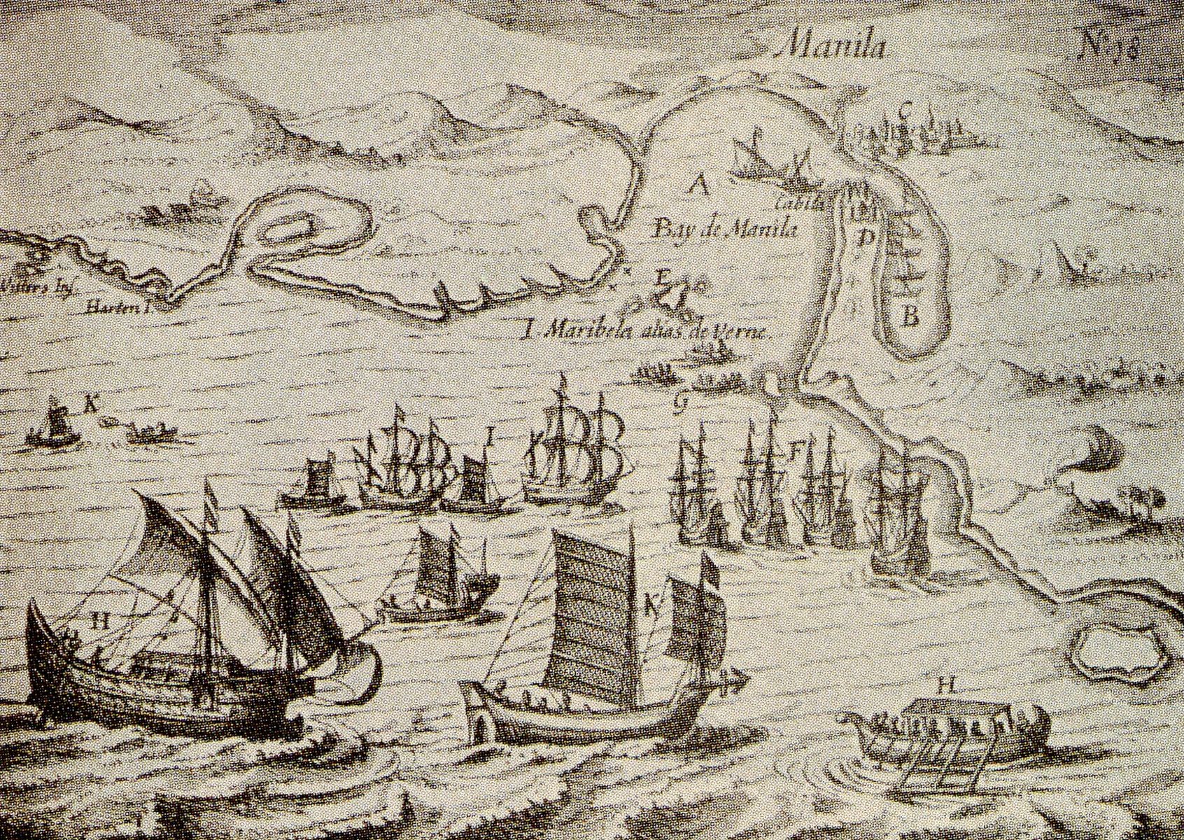 马尼拉大帆船航线图片